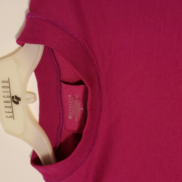 Atletha Long Sleeve Magenta Shirt- S - Picture 2 of 7